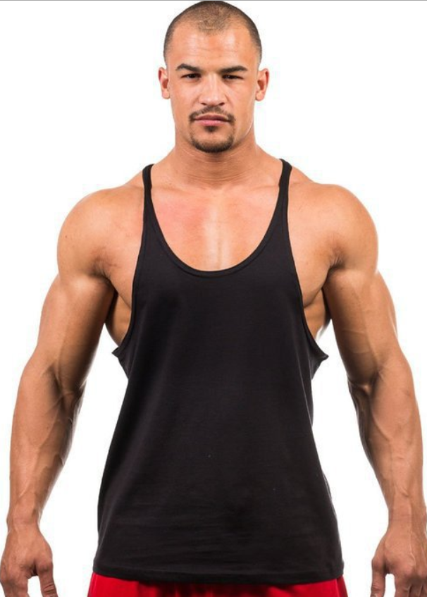 Men's Cotton Stringer Fitness Tank Top