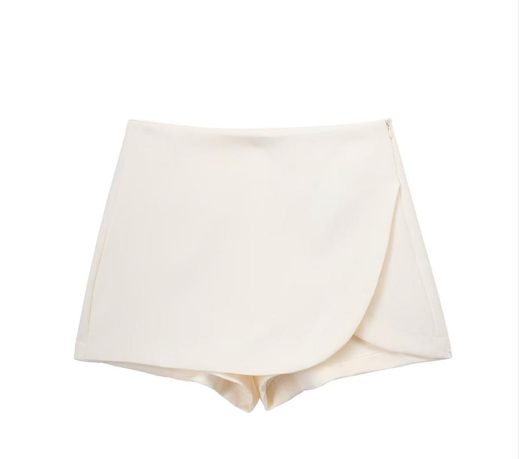 Women's High Waist Asymmetric Shorts