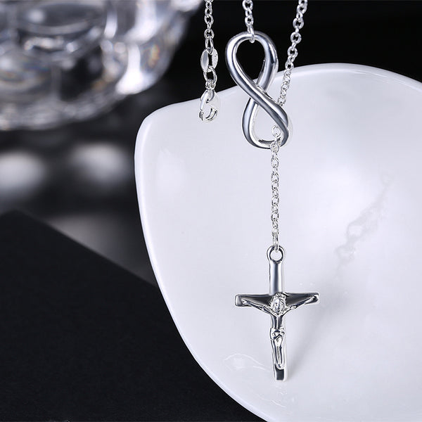 Fashionable Jesus Cross Necklace with Pendant | Christian Jewelry