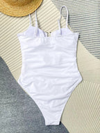 Cut-Out Ring One-Piece Swimsuit