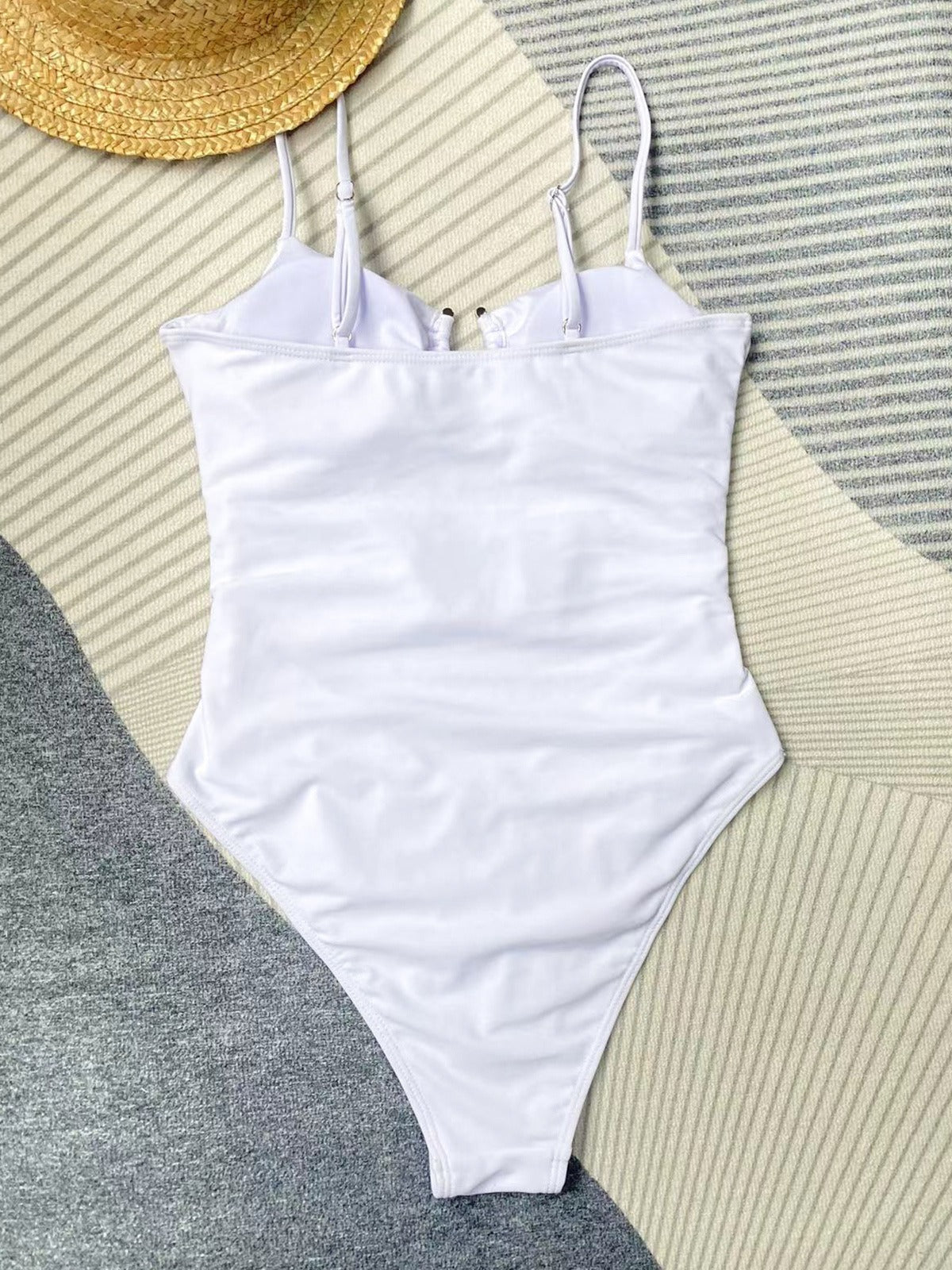 Cut-Out Ring One-Piece Swimsuit