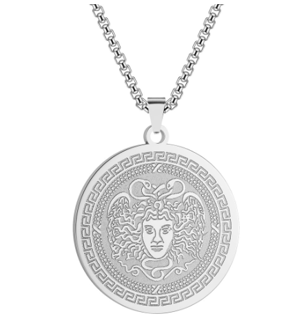 Stainless Steel Apollo Sun God Gold-Plated Pendant Necklace | Jewelry