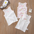 Cotton Stretch Tank Top for Girls - Summer Design
