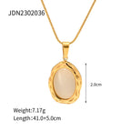 18K Cat Eye Pendant | Jewelry