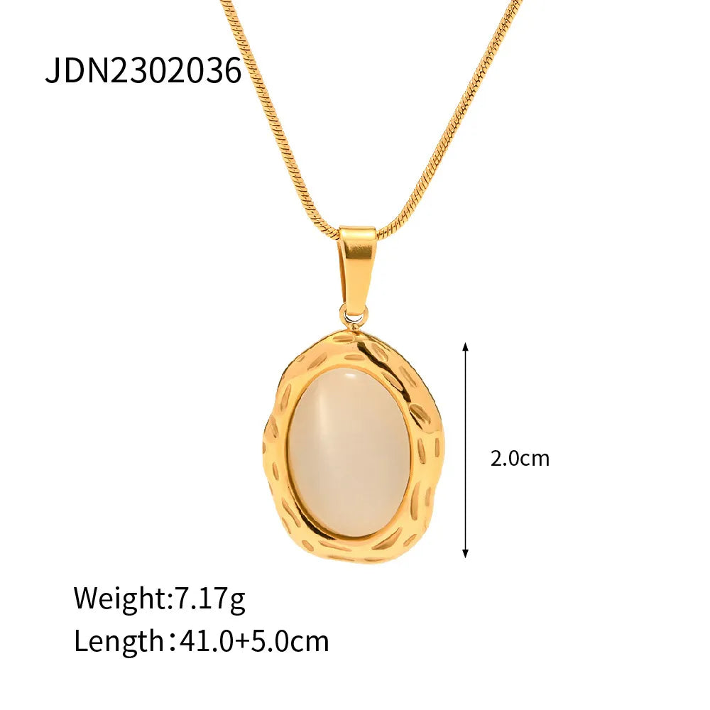18K Cat Eye Pendant | Jewelry