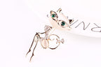 Korean Style Cat Glasses Brooch - Cute Accessory Design