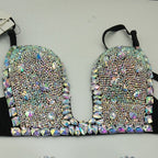 Rhinestone Embellished Bikini Top