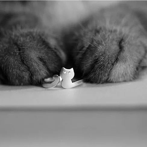 My Cute Kitten Fashion Ring In Brushed | Jewelry