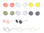 Octagonal Metal Frame Sunglasses
