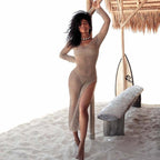 Knitted Crochet Beach Cover-Up