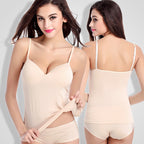 Women's Lace Modal Camisole with Built-In Cups, Plus Size