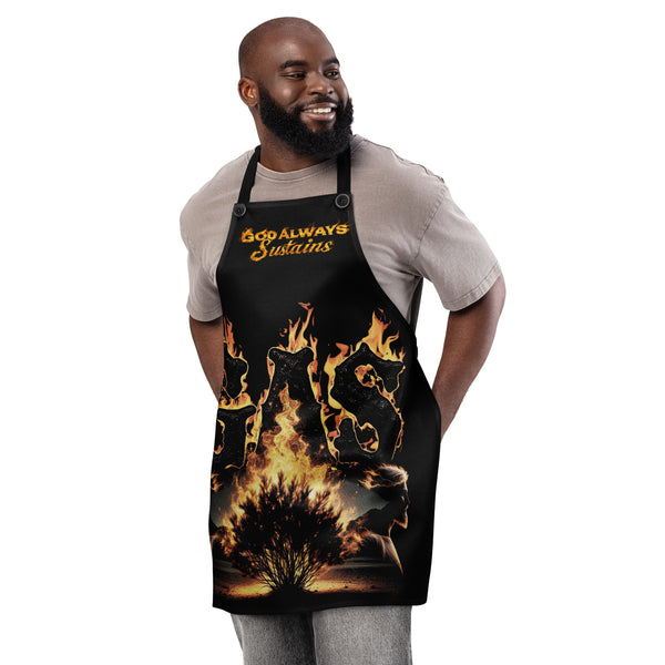 GAS Christian Apron - God Always Sustains | Kitchen Apron