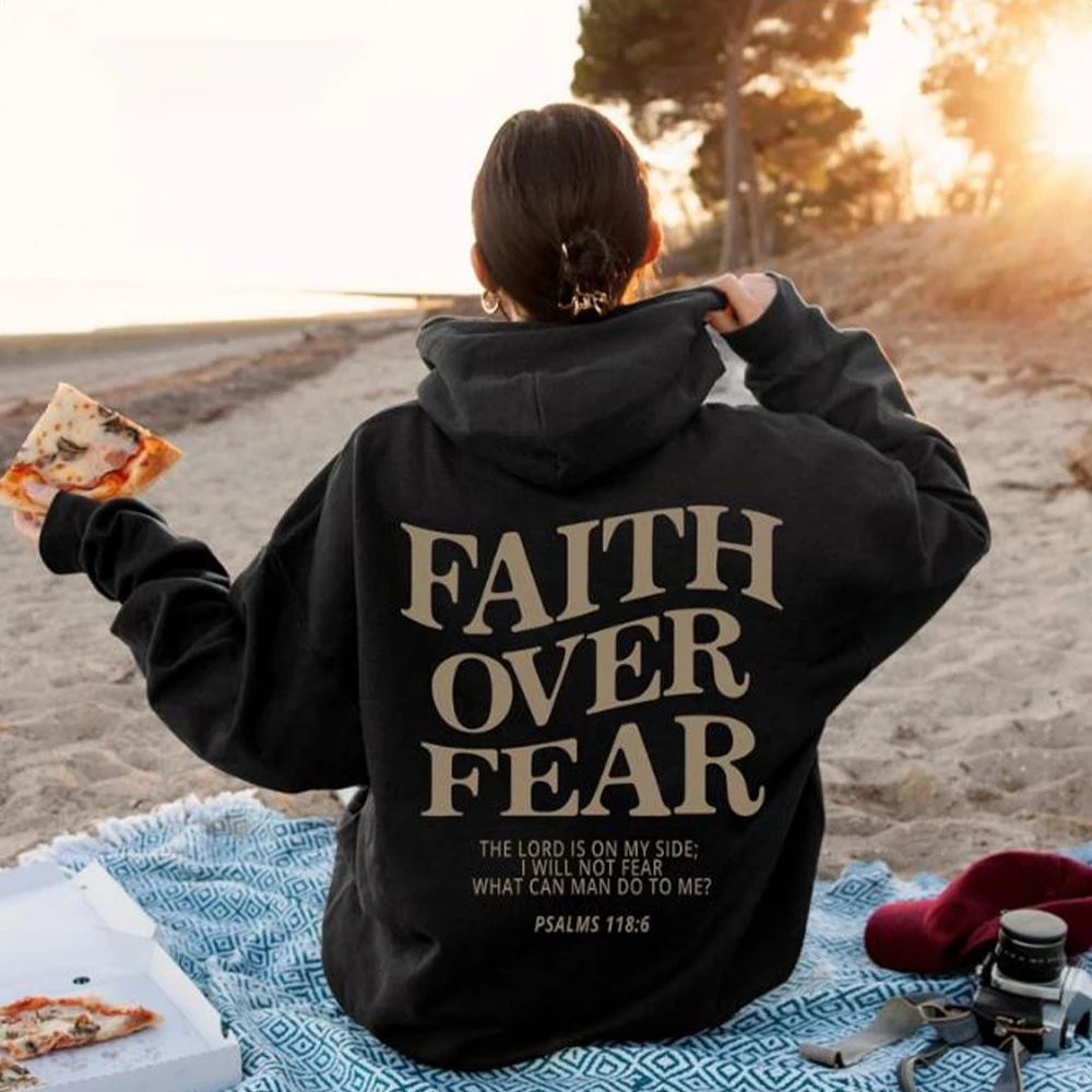 Faith Over Fear Hoodie | Faith Streetwear