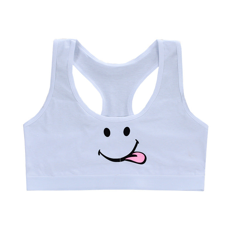 Girls' Cotton Double Layer Training Bra