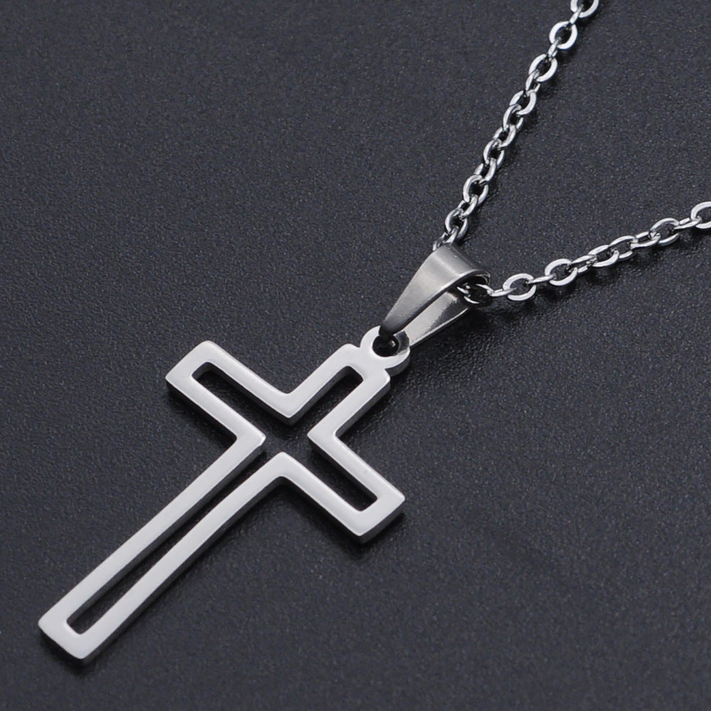 Titanium Steel Cross Necklace for Women - Christian Symbol | Christian Jewelry