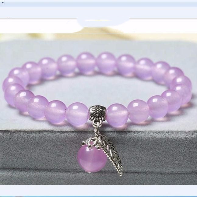 Handmade Cat's Eye Stone Crystal Bracelet