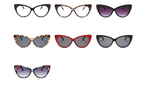 Floral Print Cat-Eye Sunglasses