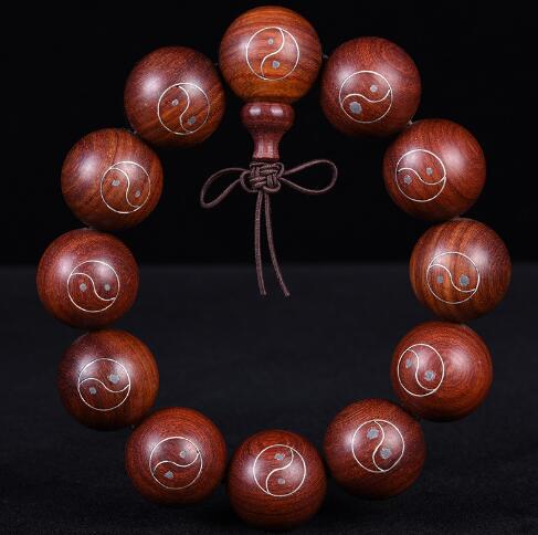 Sandalwood Prayer Beads Bracelet with 108 Beads