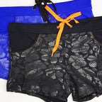 Men's Floral Embossed Swim Trunks