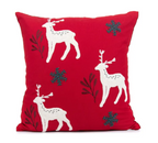 Embroidered Christmas Pillow Cover - Holiday Home Decor