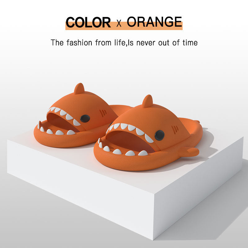 Cartoon Shark Quick-Drying Non-Slip Slippers for All | Footwear