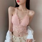 Lace Hollow-Back Padded Bralette
