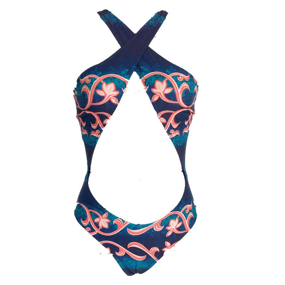 2020 New Sexy Cross One-Piece Bikini for Women