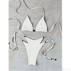 Black Micro String Bikini Set