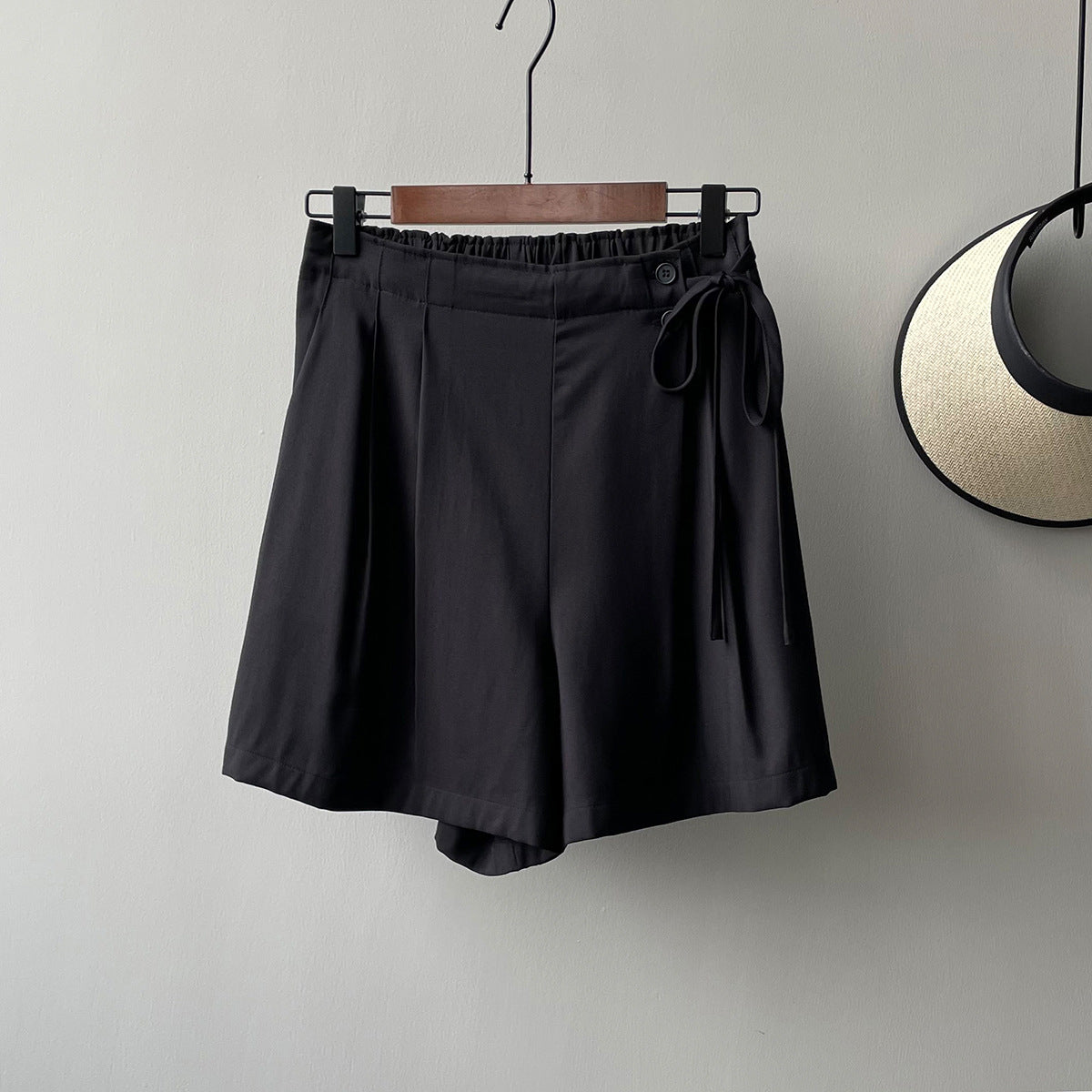 Women's High Waist Casual Lace-Up Summer Shorts