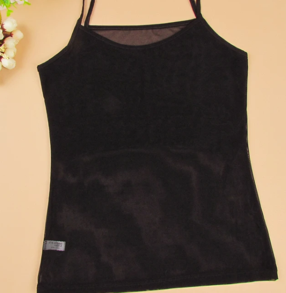 Lace Mesh Crop Top with Rhinestone Details