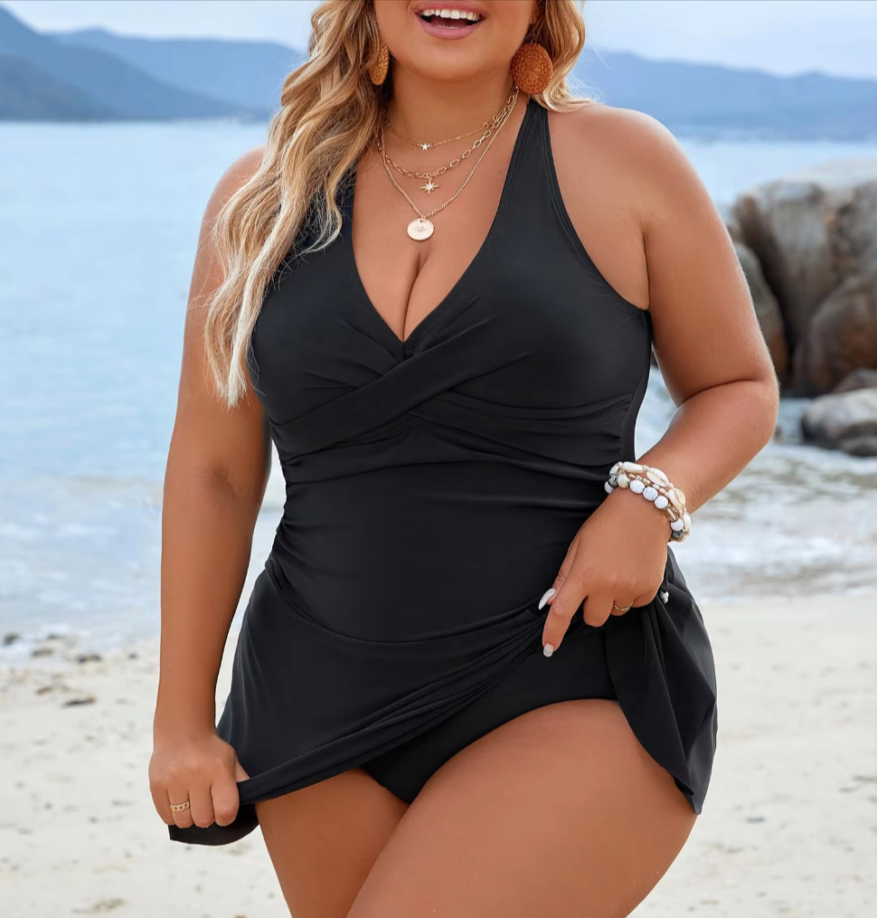 Push-Up Slimming Swim Dress