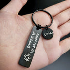 Metal Keychain for Valentine's Day - "Thanks for All" | Accessory
