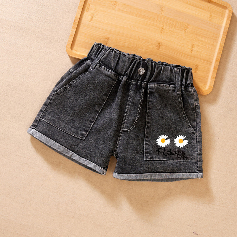 Summer Denim Shorts for Baby Girls - Casual Style