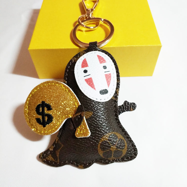 Spirited Away No-Face Keychain and Cartoon Charms | Accessory