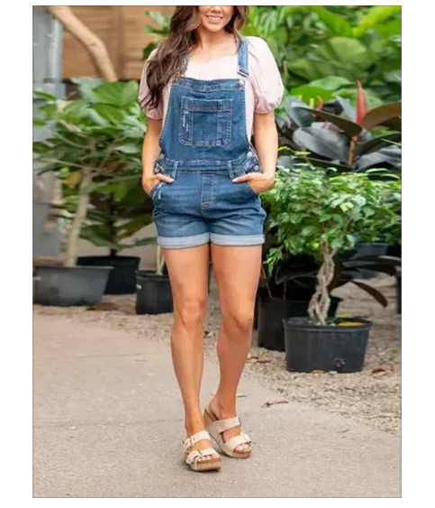 Urban Gemak Denim Pullover Shorts for Women (Single Piece)