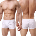 Men's Breathable Cotton Shorts and Swim Trunks Set