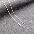 Gold Titanium Steel Crucifix Necklace