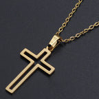 Titanium Steel Cross Necklace for Women - Christian Symbol | Christian Jewelry