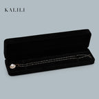 Black Velvet Jewelry Box Set for Rings, Necklaces, and More