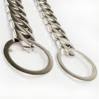 Polished Dog Necklace with Neck P Chain Ring