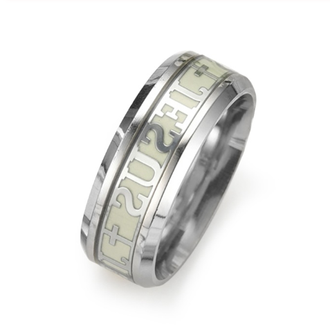 Glow in the Dark Christian Jesus Ring | Christian Jewelry
