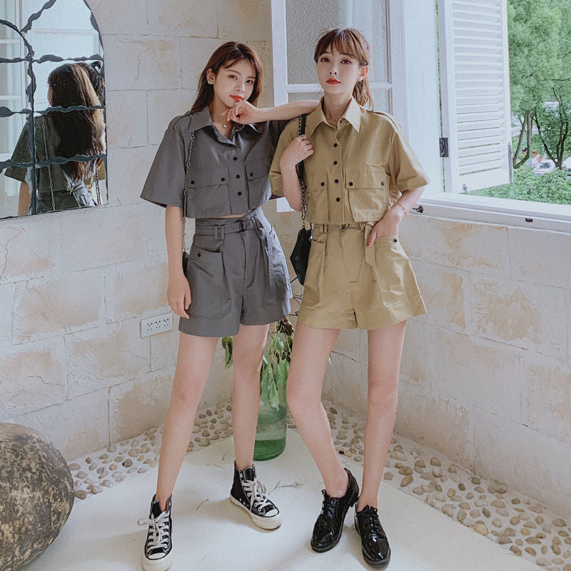 Trendy Women's Summer Cargo Shorts Set (2020)