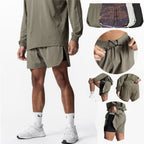Multifunctional Double Layer Sports Shorts for Men/Women