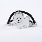 Minimalist Bull Dog Shaped Pet Bracelet - Handmade Jewelry