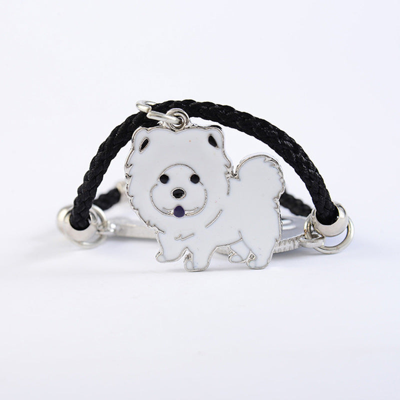 Minimalist Bull Dog Shaped Pet Bracelet - Handmade Jewelry
