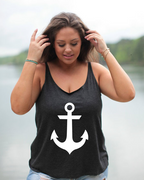Plus Size Printed Women's Sleeveless Tank Top