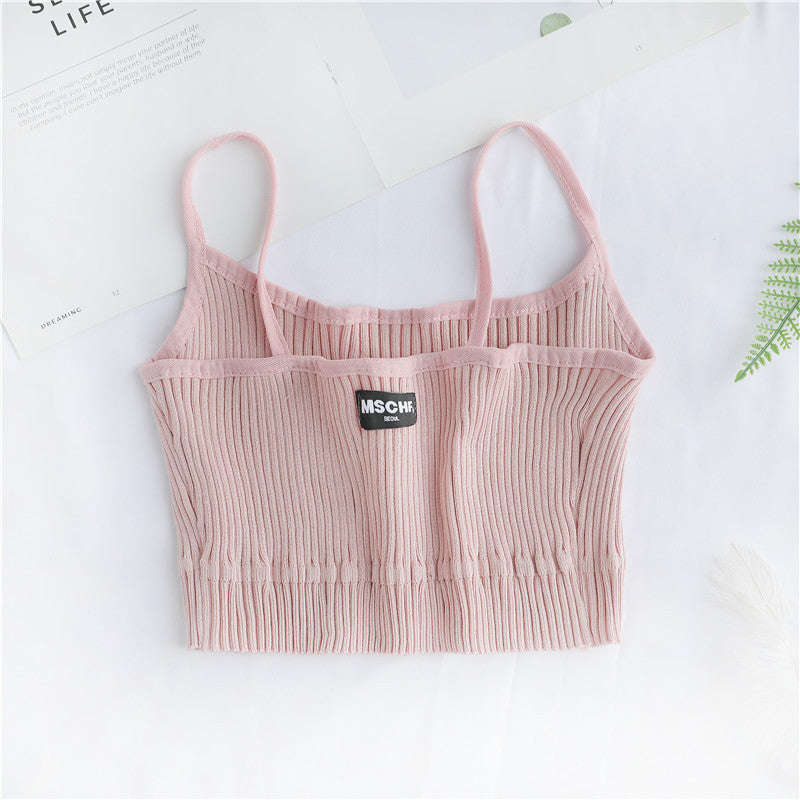 2020 New Women's Sleeveless Embroidered Tank Top