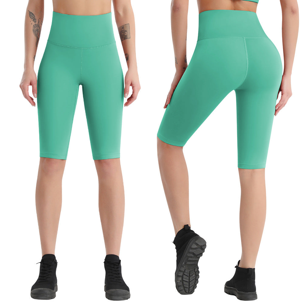 High-Waisted Women's Yoga Shorts for Intense Workouts