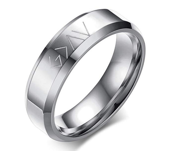 Stainless Steel Christian Scripture Ring | Christian Jewelry