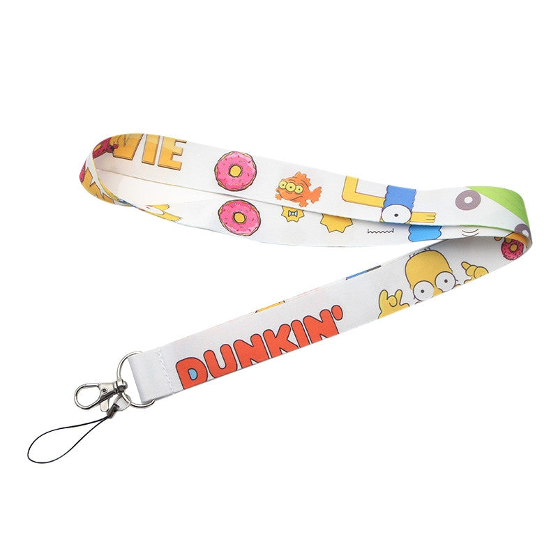 Simpsons Futurama Phone Lanyard and Keychain | Accessory